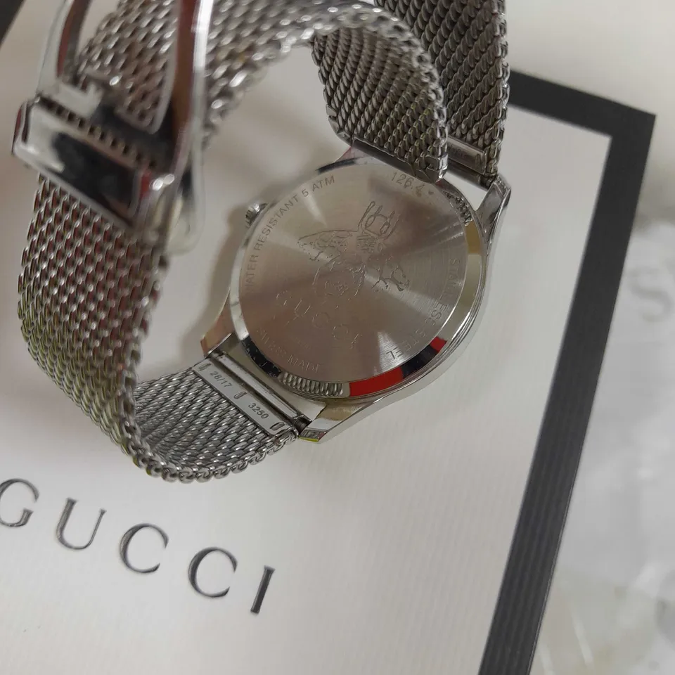 GUCCI G-TIMELESS MOTHER OF PEARL DIAL LADY'S WATCH