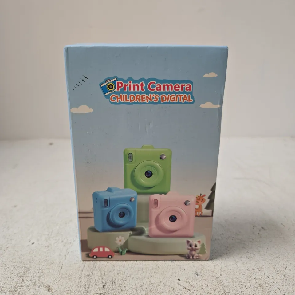 PRINT CAMERA CHILDREN'S DIGITAL – COLOURFUL TOY CAMERA SET