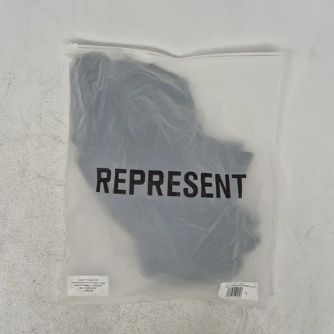 BAGGED REPRESENT OWNERS CLUB MESH SHORTS IN BLACK SIZE LARGE