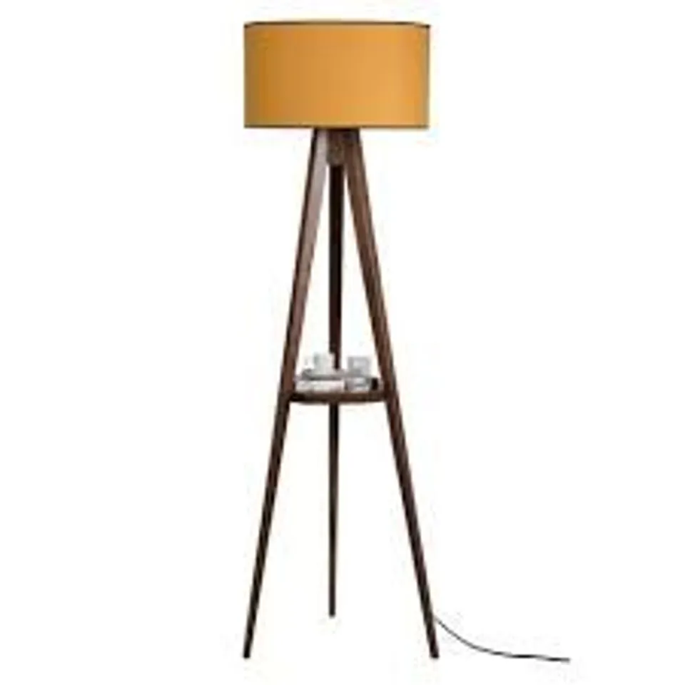BOXED BYNOE 153CM TRAY TABLE FLOOR LAMP SHADE