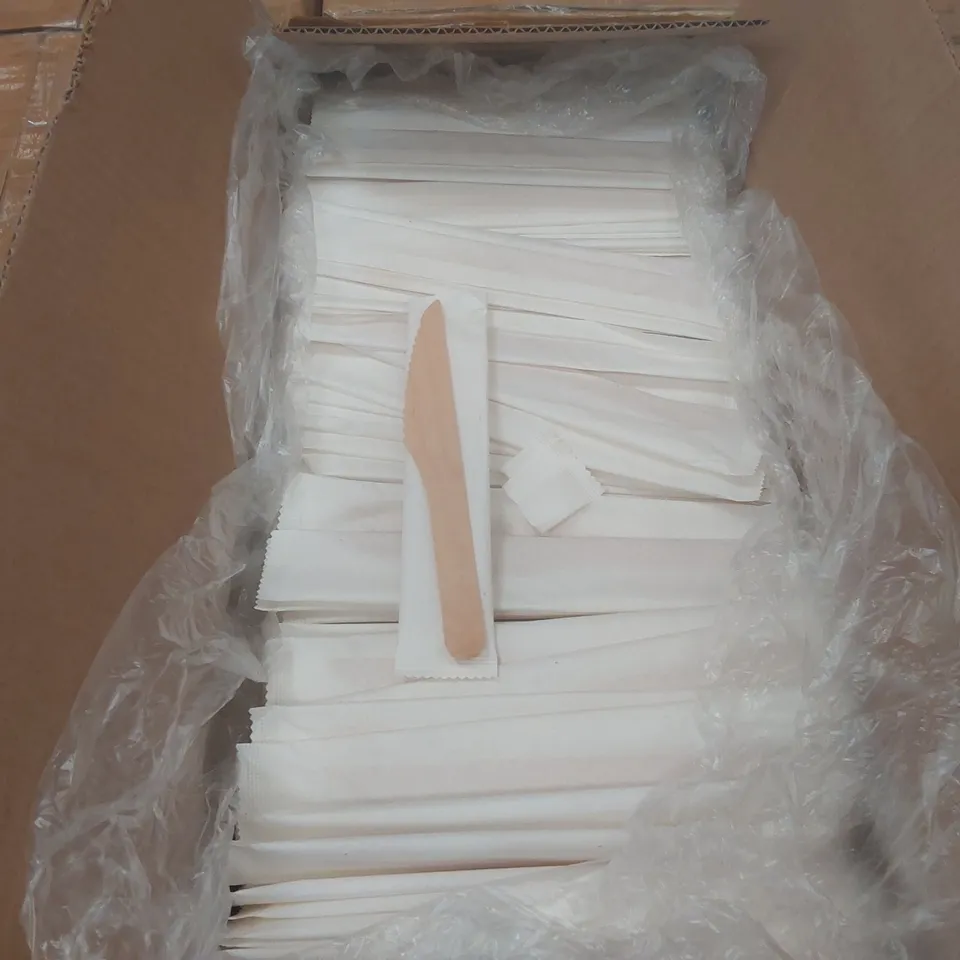 PALLET CONTAINING APPROXIMATELY 44,000 ROOTER DISPOSABLE WOODEN KNIVES