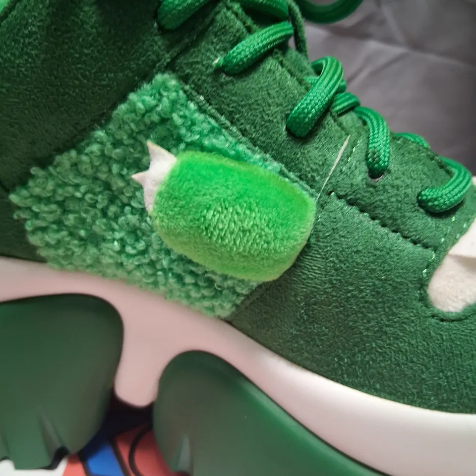 BRAND NEW BOXED KETNIPZ X KOI BEANZILLA PLATFORM TRAINERS GREEN SIZE 3