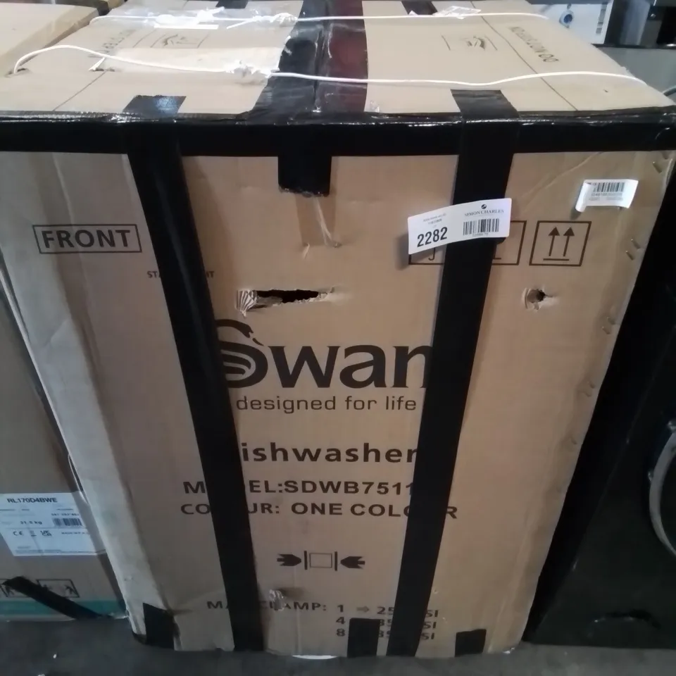 BOXED SWAN INTEGRATED FULL SIZE DISHWASHER 