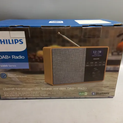 BOXED PHILIPS DAB+ RADIO 5000 SERIES