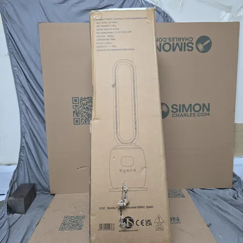 JACK STONEHOUSE BLADELESS OSCILLATING HOT & COOL FAN WITH REMOTE CONTROL 2000W BOXED