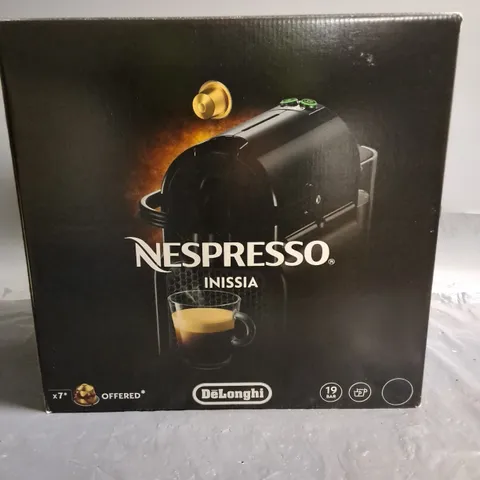 BOXED NESPRESSO INISSIA COFFEE MACHINE