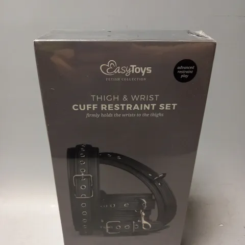 BOXED AND SEALED EASYTOYS THIGH & WRIST CUFF RESTRAINT SET