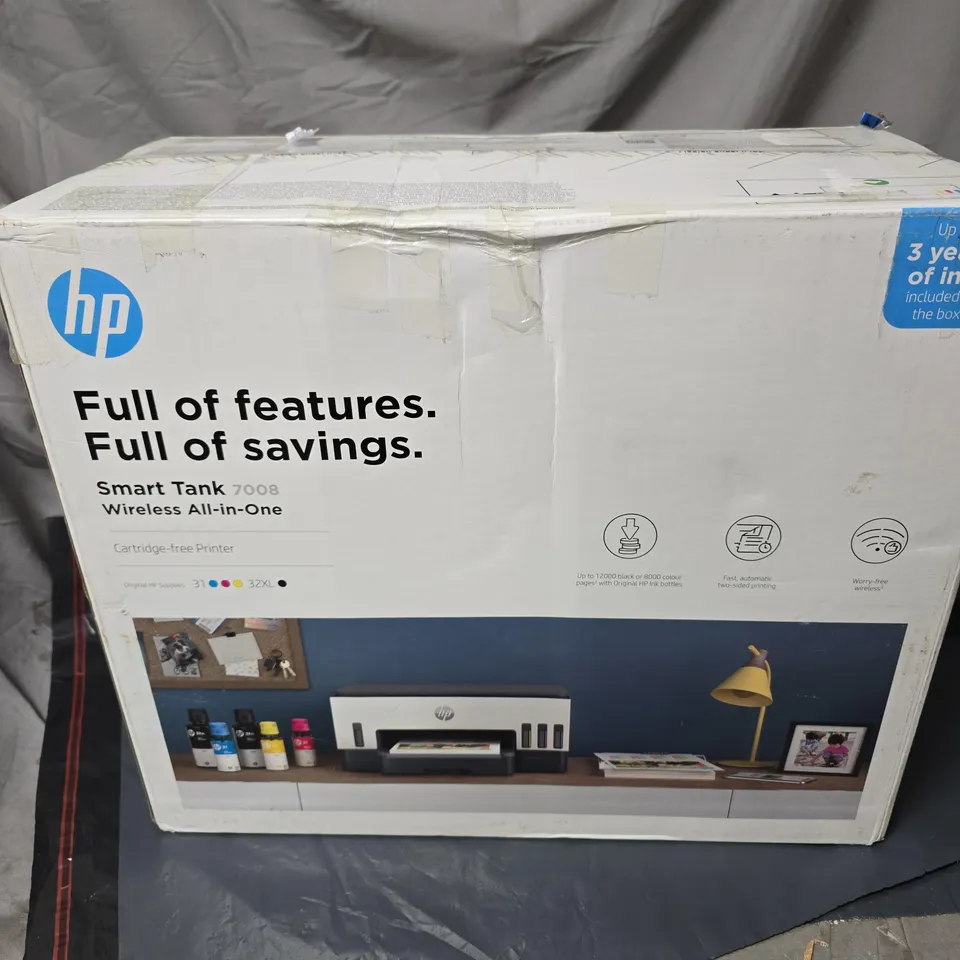 HP SMART TANK 7008 ALL IN ONE WIRELESS PRINTER