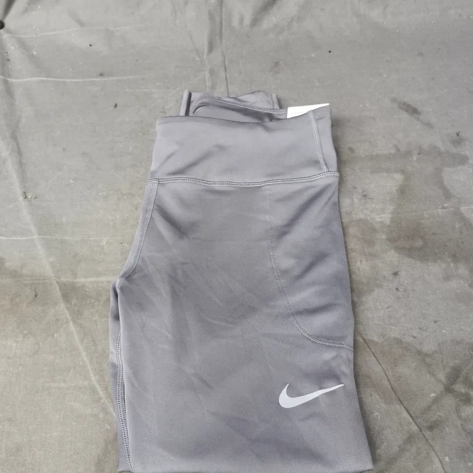NIKE FAST WOMEN'S LEGGINGS – GREY - SIZE M