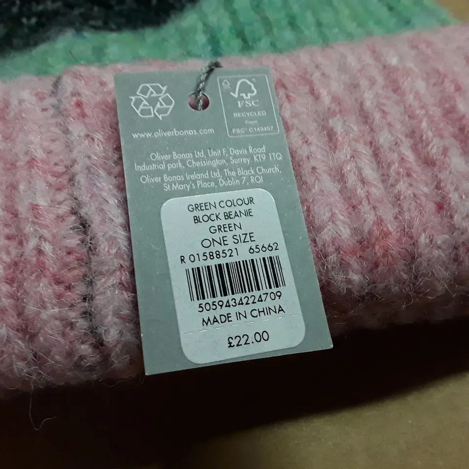 OLIVER BONAS BLOCK BEANIE