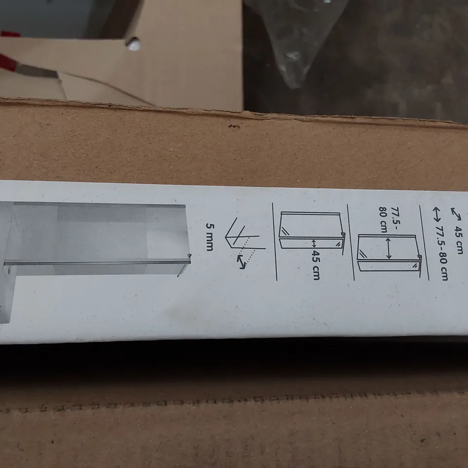 BOXED COOKE & LEWIS ONEGA WALK IN SHOWER ENCLOSURE & PIVOT PANEL