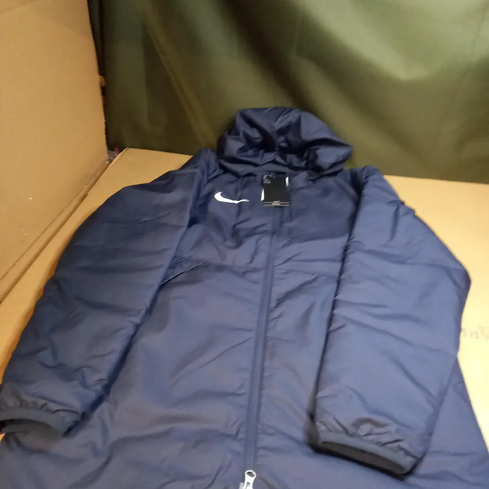 NAVY BLUE NIKE LONG WINTER SPORTS COAT 