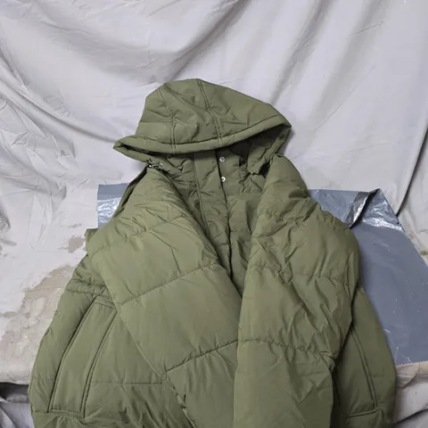 CENTIGRADE PUFFER JACKET – OLIVE GREEN – MEN'S SIZE M