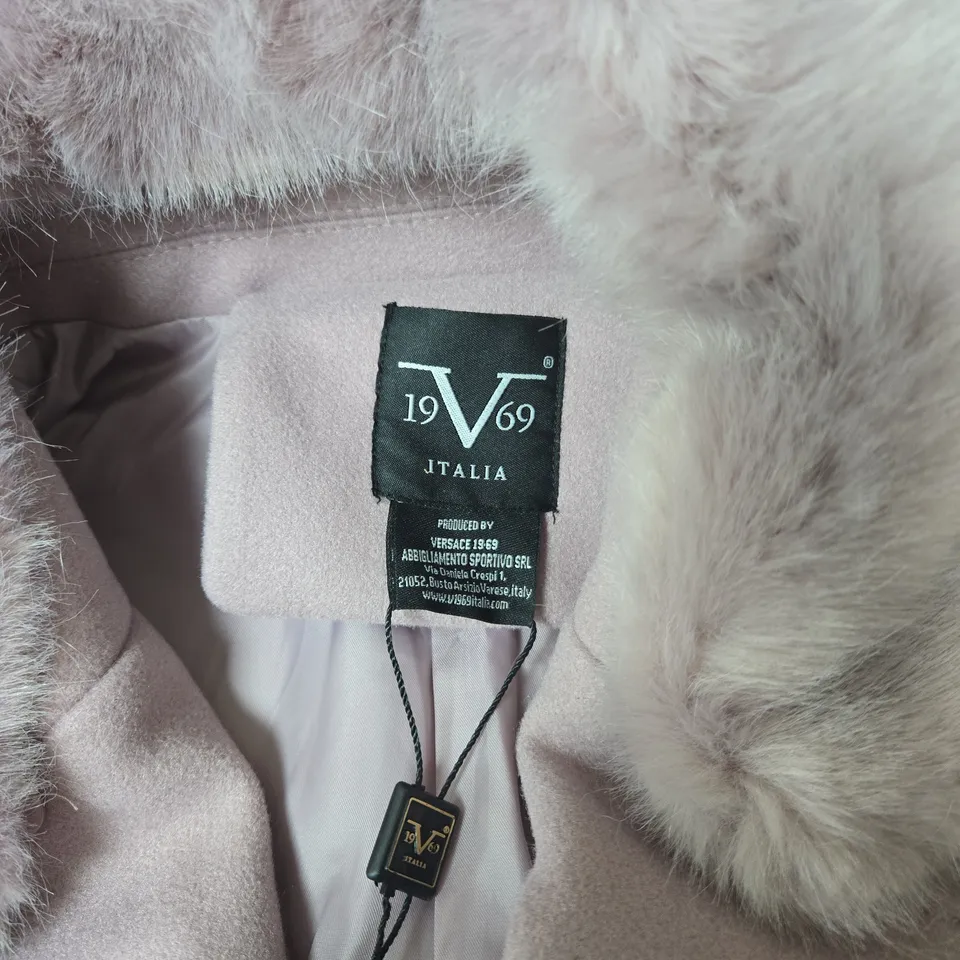 V 1969 ITALIA ROSA GLICINE COAT SMALL TAGGED                                                                
