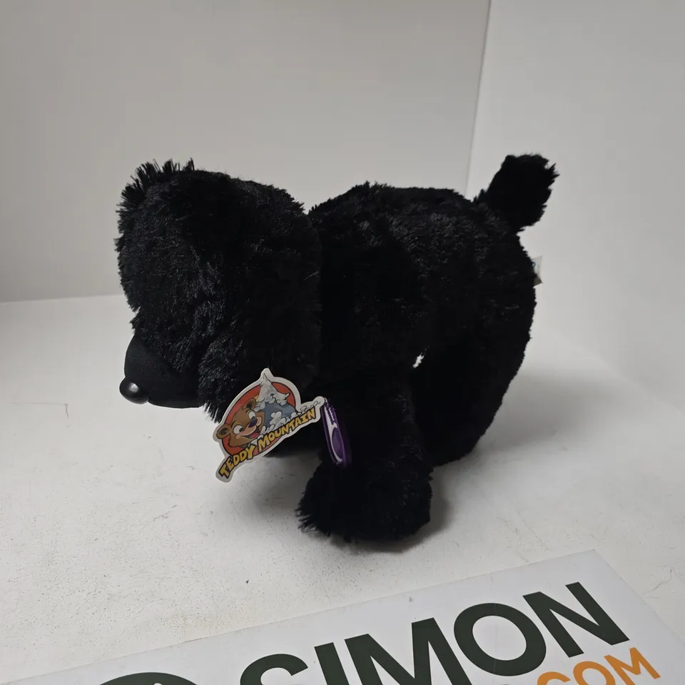 TEDDY MOUNTAIN BLACK PLUSH DOG – SOFT STUFFED TOY