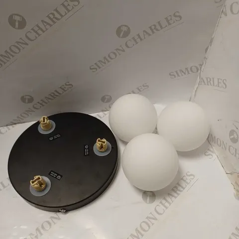 HARLOW 3 LIGHT BATHROOM FLUSH CEILING LIGHT
