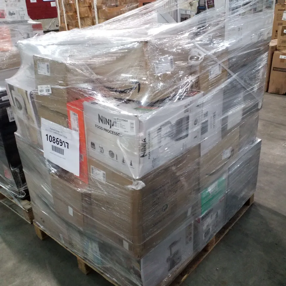 PALLET OF APPROXIMATELY 40 UNPROCESSED RAW RETURN HOUSEHOLD AND ELECTRICAL GOODS TO INCLUDE;