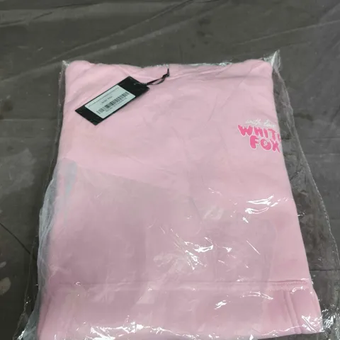 WHITE FOX BABY PINK OVERSIZED HOODIE XXS/XS