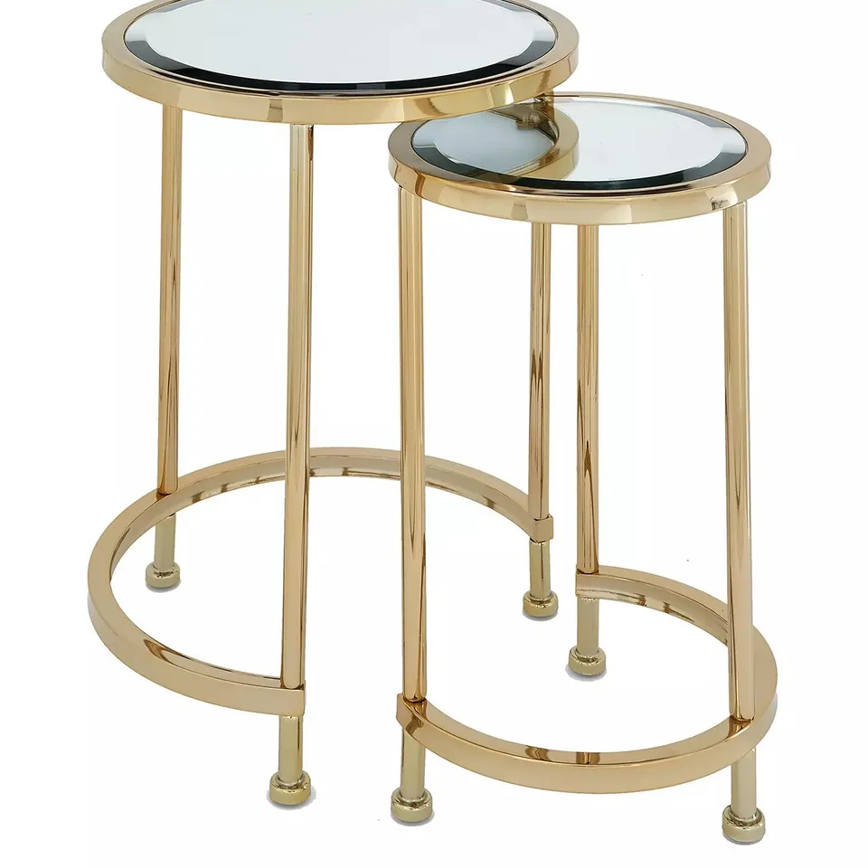 BOXED ARUBA NEST OF LAMP TABLES - COLLECTION ONLY  RRP £129.99