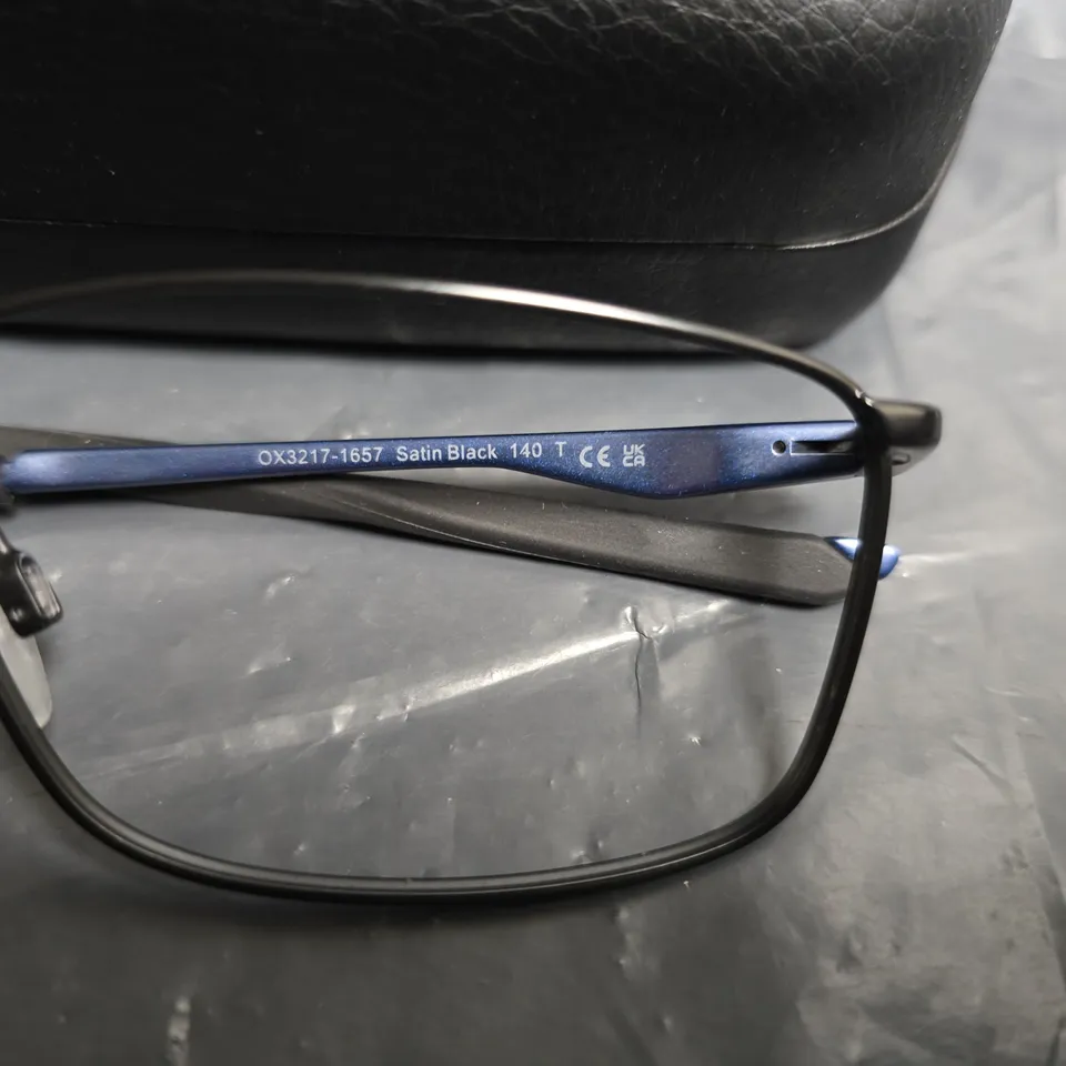 OAKLEY EYEGLASSES OX3217-1657 SATIN BLACK – 140MM TEMPLE LENGTH
