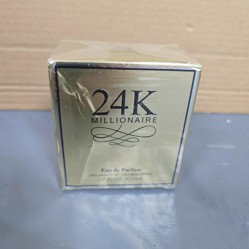 BOXED AND SEALED 24K MILLIONAIRE EAU DE PARFUM 50ML