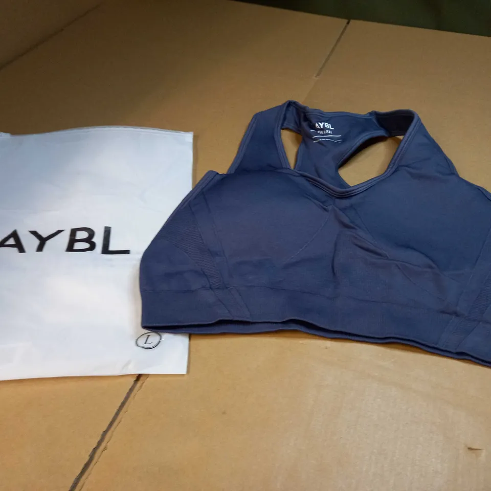AYBL NAVY SPORTS BRA - LARGE