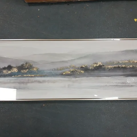 CAPPED CANVASE SMOKEY LANDSCAPE - COLLECTION ONLY