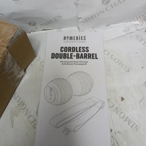 HOMEDICS CORDLESS DOUBLE BARREL BODY MASSAGER