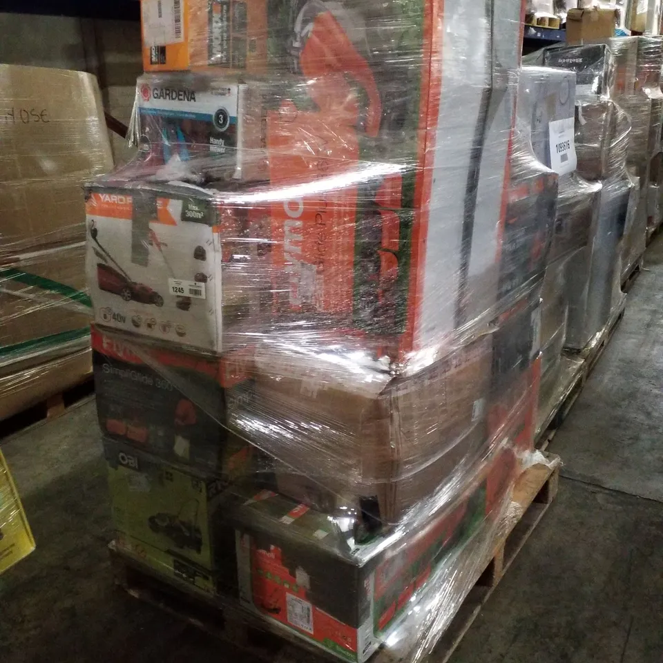 PALLET OF APPROXIMATELY 12 UNPROCESSED RAW RETURN HOUSEHOLD AND ELECTRICAL GOODS TO INCLUDE;