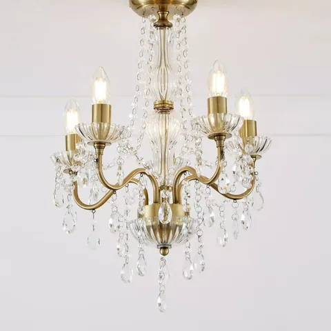 ALESSANDRA FLUSH 5-LIGHT CHANDELIER
