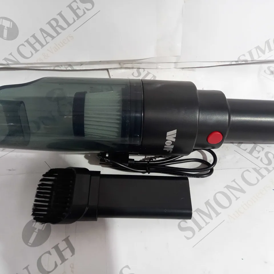 BOXED WOLF CORDLESS CAR BUDDY VACUUM CLEANER