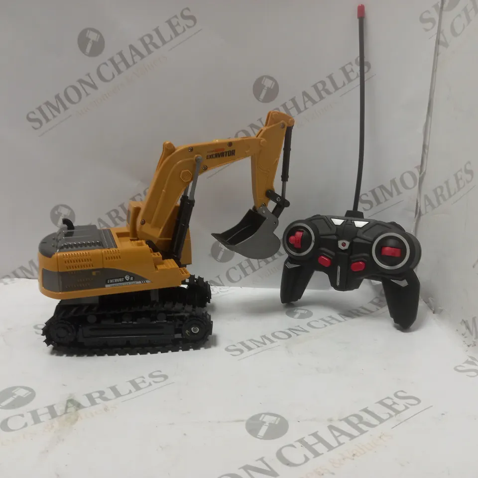 BOXED EXCAVATOR DIE-CAST ENGINEERING REMOTE CONTROL