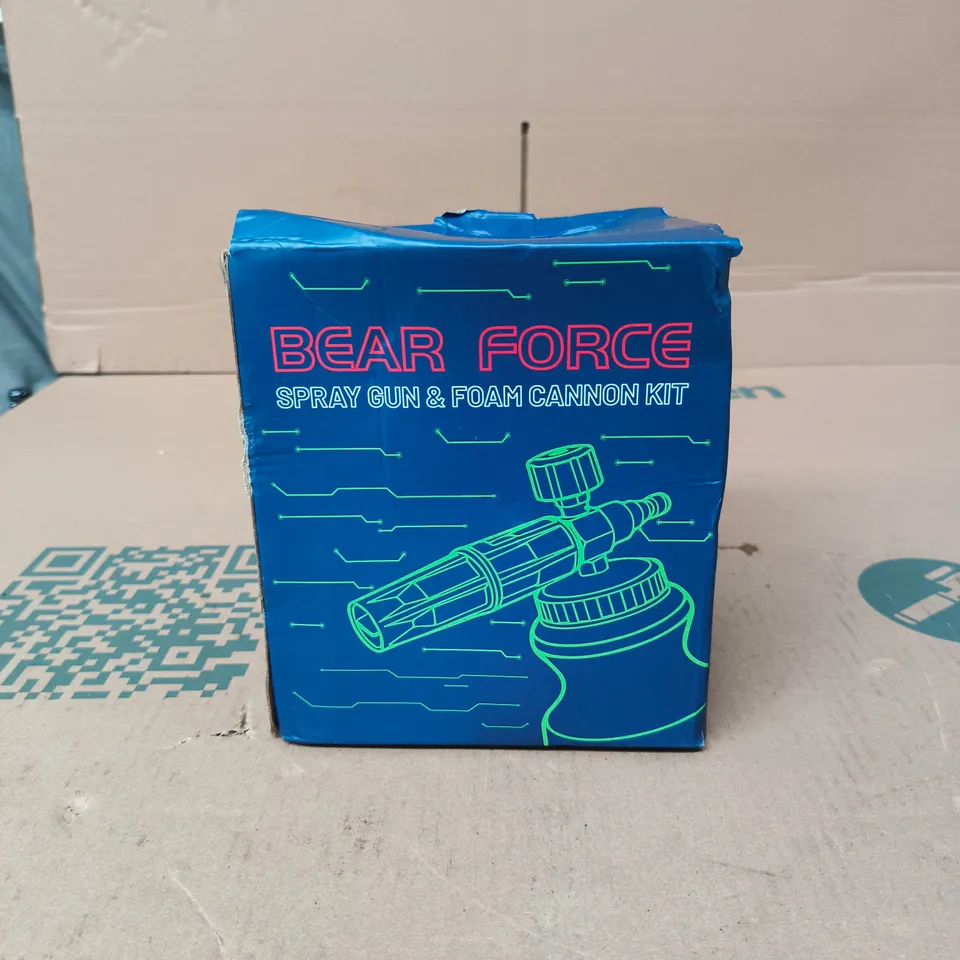 BEAR FORCE SPRAY GUN & FOAM CANNON KIT – SNOW FOAM LANCE (BOXED)