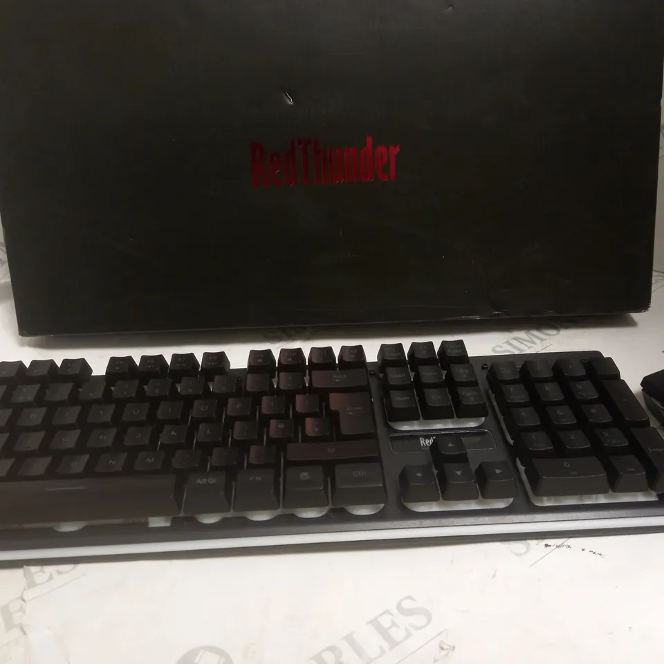 REDTHUNDER KEYBOARD & MOUSE SET BLACK