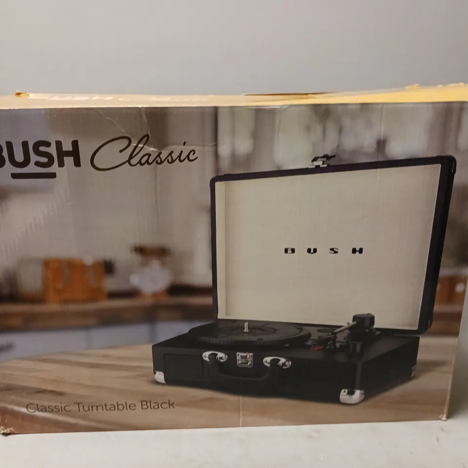 BUSH CLASSIC TURNTABLE BLACK 
