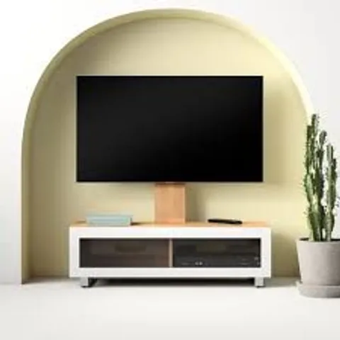 BOXED DEMETRI TV STAND - OAK (1 BOX)