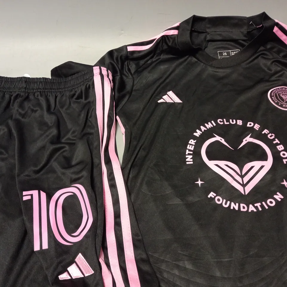 ADIDAS INTER MIAMI FOOTBALL CLUB SHIRT - MESSI 10 - SIZE 26