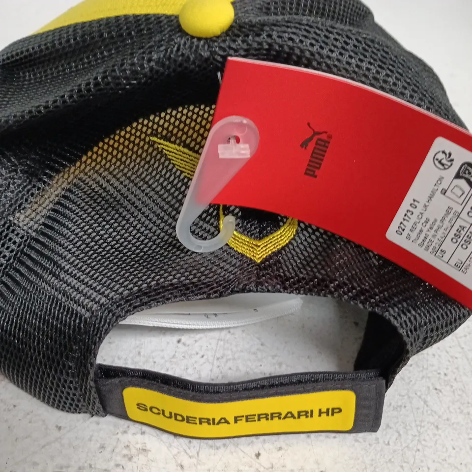 PUMA X SCUDERIA FERRARI HAMILTON CAP – SPEED YELLOW, ONE SIZE (OSFA)