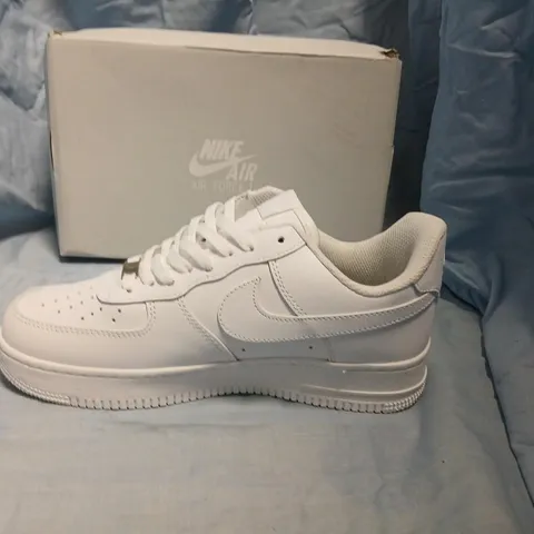 NIKE AIR FORCE 1 '07 WHITE SNEAKERS – UK 8.5 (US 9.5)