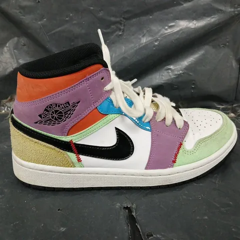 UNBOXED PAIR OF WOMENS AIR JORDAN RETRO TRAINERS- UK SIZE 6