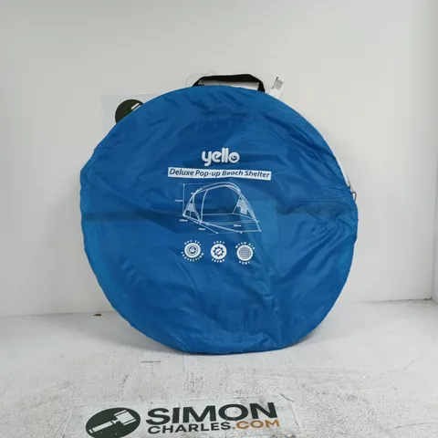 YELLO DELUXE POP UP BEACH SHELTER IN BAG