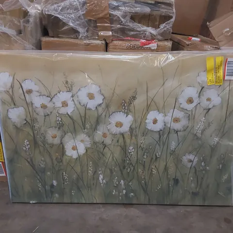 BAGGED DAISY SPRING II BY TIM OTOOLE WRAPPED CANVAS PAINTING