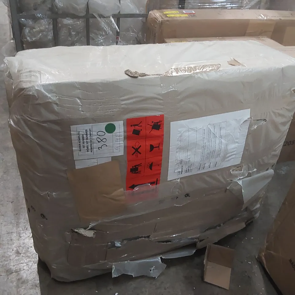 BAGGED FLEX FELIX MODULAR SYSTEM: FOOTSTOOL OTTOMAN - LIGHT GREY