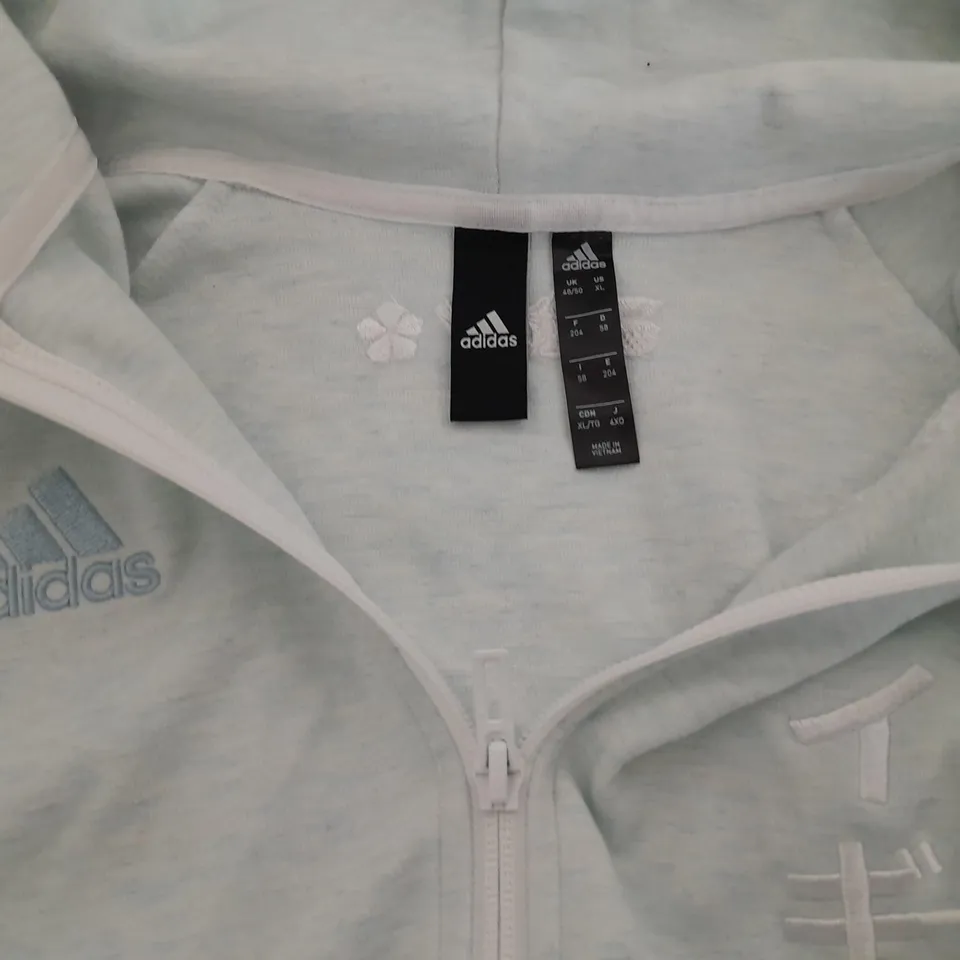ADIDAS ZIP THROUGH HOODIE - UK 49/50