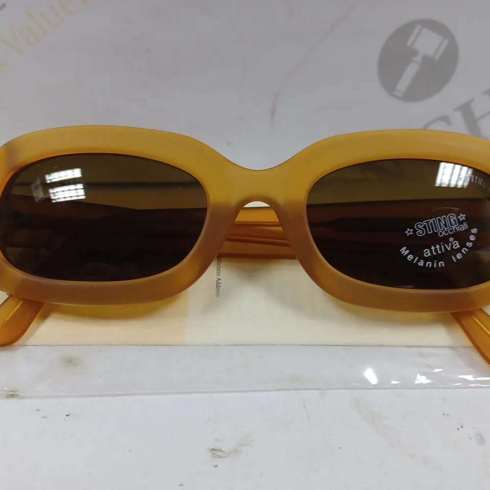 BOX OF APPROX 7 PAIRS OF STING ORANGE 6140 SUNGLASSES 