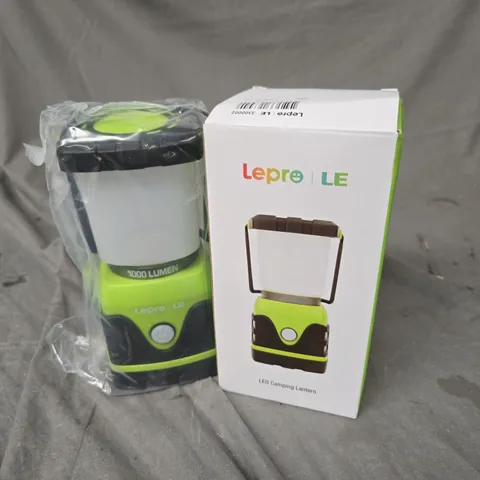 BOXED LEPRO LED CAMPING LANTERN 