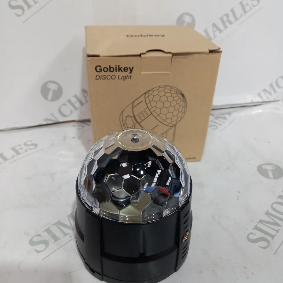 BOXED GOBIKEY DISCO LIGHT WITH COLOUR REMOTE