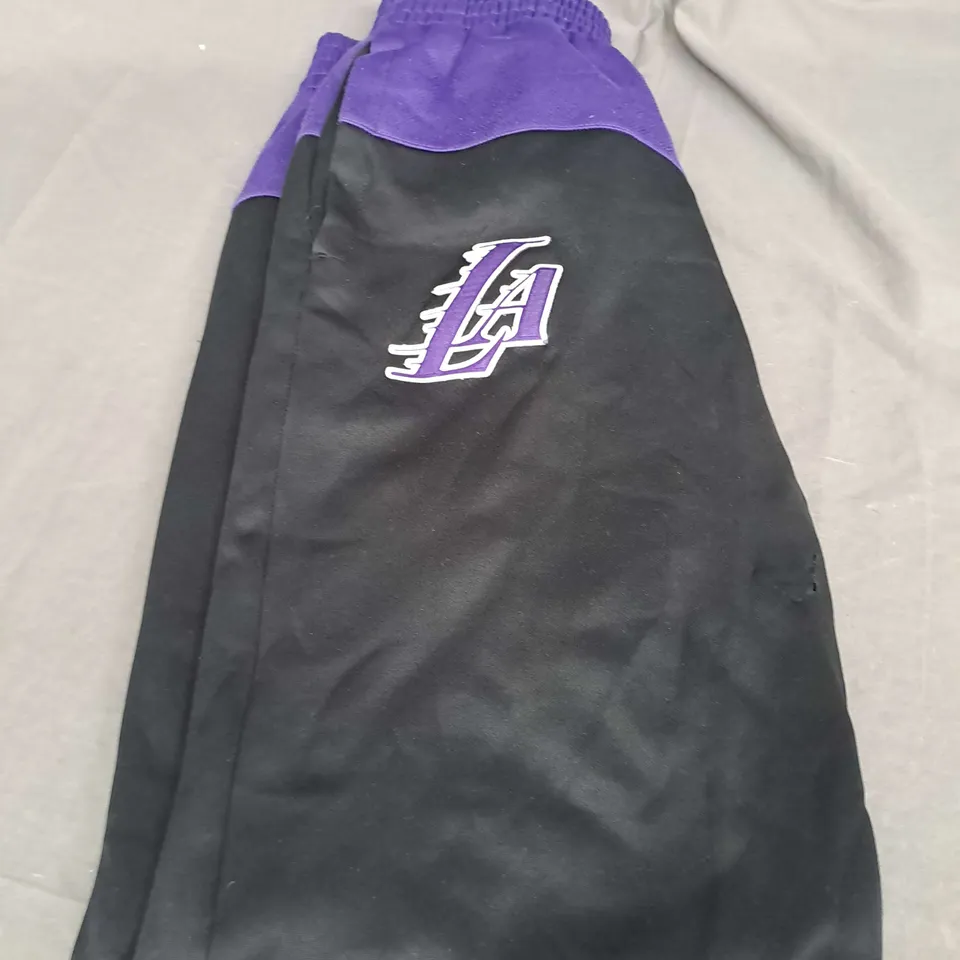 LA LAKERS TRACKSUIT BOTTOMS SIZE UNSPECIFIED