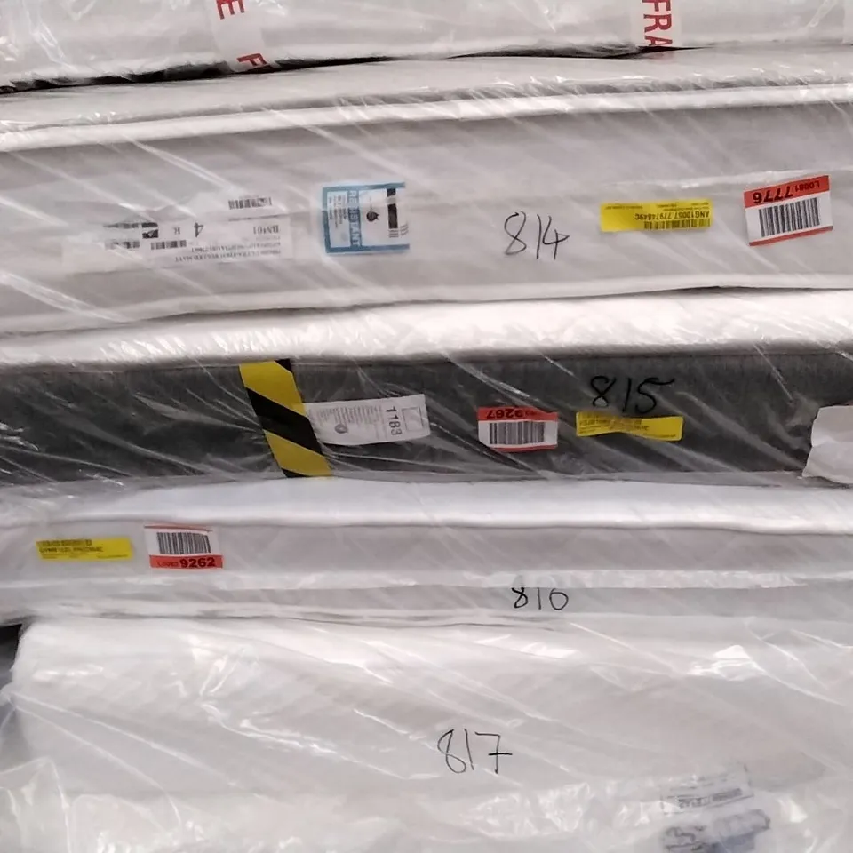 QUALITY BAGGED ARDOCH MEMORY FOAM OPEN COIL 5FT MATTRESS