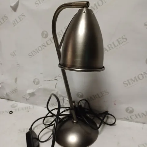 SILVER DESK LAMP WITH TOUCH DIMMER - MODEL UNSPECIFIED
